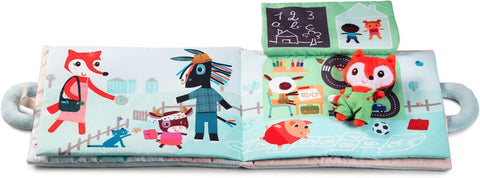 Lilliputiens Soft Activity Book Good Morning Little Fox - YesWellness.com