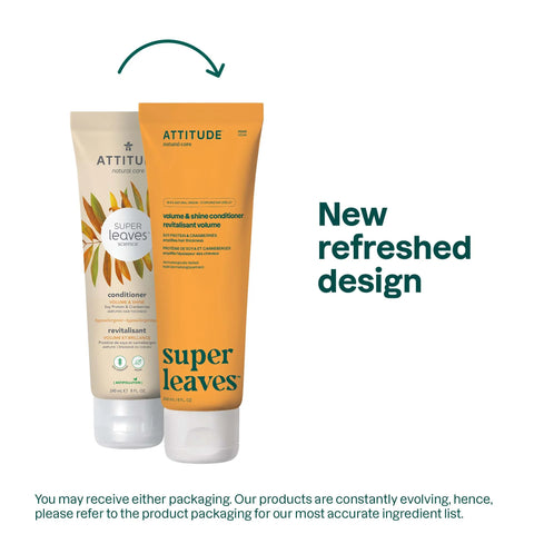 Attitude Super Leaves Conditioner Volume & Shine Soy Protein & Cranberries