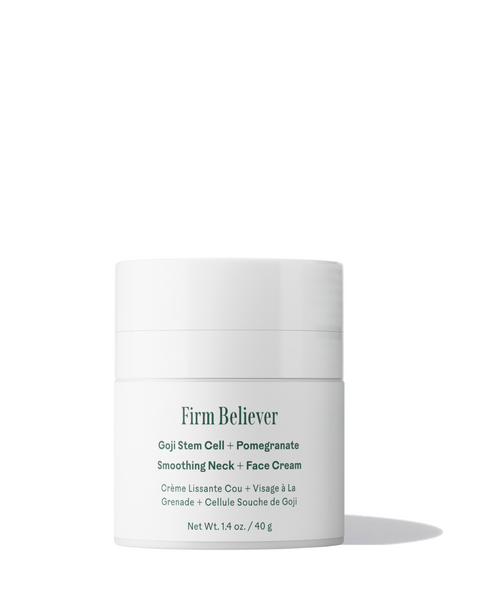 Three Ships Firm Believer Smoothing Neck & Face Cream Goji Stem Cell & Pomegranate 40g - YesWellness.com