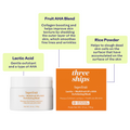 Three Ships Superfruit Lactic + Multifruit 8% AHA Exfoliating Mask 40g - Yeswellness.com