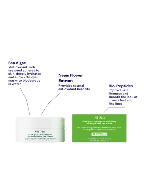 Three Ships Sea Algae Bio-Peptide Smoothing Biodegradable Eye Masks 83g