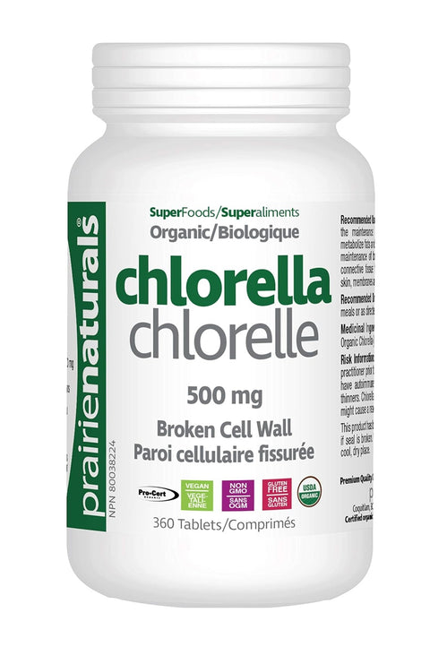 Prairie Naturals Organic Chlorella Tablets