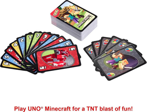 Mattel Games Minecraft Uno Collectors 112 Cards