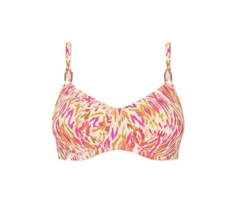 Amoena Istria Padded Wire-Free Bikini Top - Grapefruit