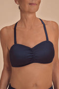 Amoena Lazio Wire-Free Bikini Top - Dark Blue