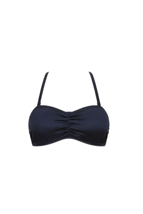 Amoena Lazio Wire-Free Bikini Top - Dark Blue