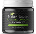 Nelson Naturals Activated Charcoal Peppermint Toothpaste
