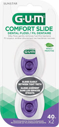 GUM Comfort Slide Dental Floss 2 x 40M
