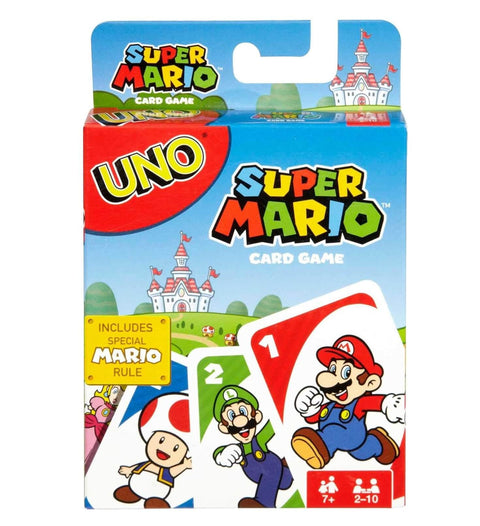 Mattel Games Super Mario Uno Card Game for Kids, Adults, Families & Game Nights