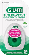GUM Butlerweave Mint Waxed Dental Floss 165M