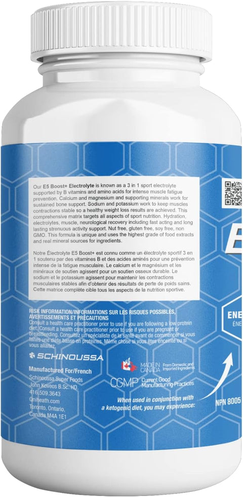 Schinoussa Keto Boost Electrolyte Mix Natural Lemon 100g