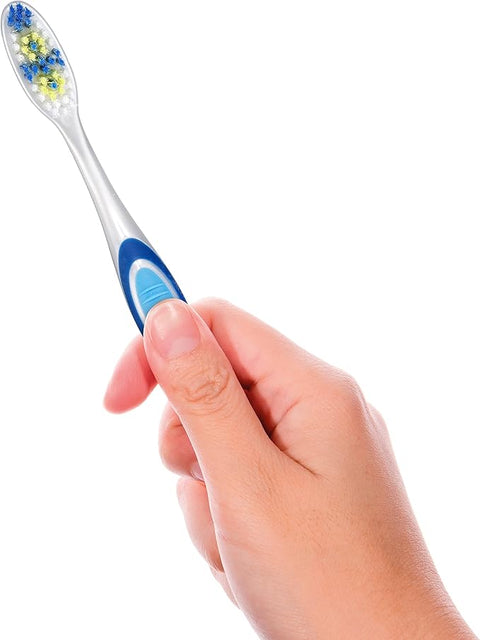 GUM Tooth & Tongue Toothbrush Soft Bristles 1 Pack of 2 Toothbrushes