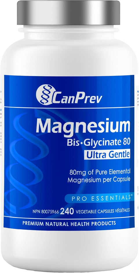 CanPrev Magnesium Bis-Glycinate 80mg Ultra Gentle