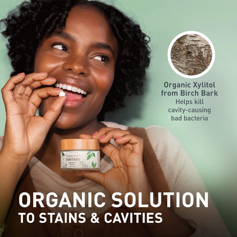 TANIT Toothpaste Fresh Mint Glass Jar 45gx124 Tablets