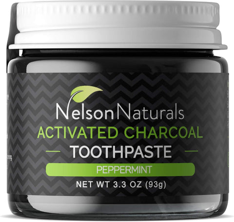 Nelson Naturals Activated Charcoal Peppermint Toothpaste