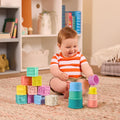B. Toys Stacking Cups And Blocks