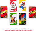 Mattel Games Super Mario Uno Card Game for Kids, Adults, Families & Game Nights
