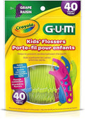 GUM Crayola Kids Flosser 40 Counts