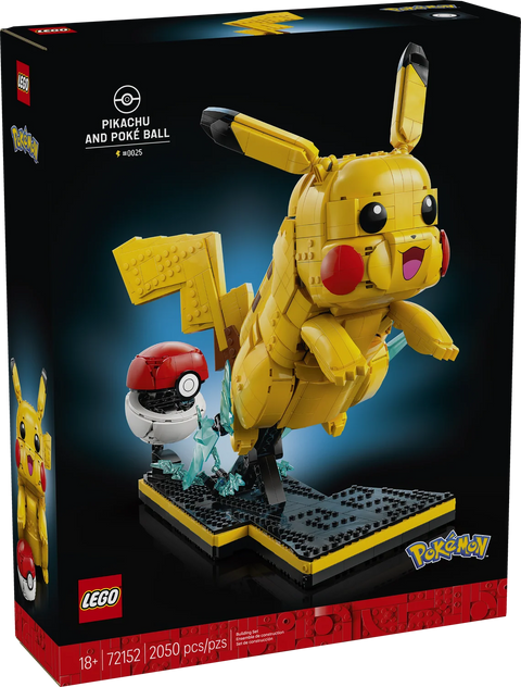 Lego Pokemon Pikachu and Pokeball, 72152