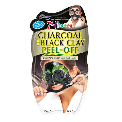 7th Heaven Charcoal + Black Clay Peel-Off Mask 10mL