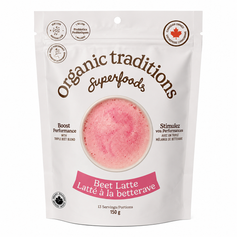 Organic Traditions Beet Latte with Fermented Beets and Probiotics 150g