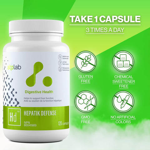 ATP Lab Hepatik Defense 120 Capsules