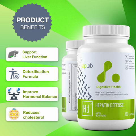 ATP Lab Hepatik Defense 120 Capsules