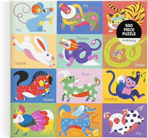 Chinese Zodiac 500 Piece Family Puzzle