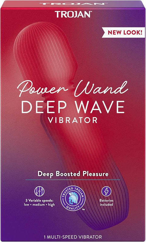 Trojan Vibrations Power Wand Deep Vibrations Massager