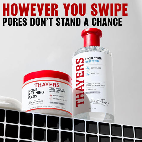 Thayers Natural Pore Refining Pads 60 Counts