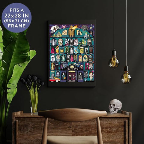 Ridley's Games 50 Must-Watch Scary Movies Bucket List 1000-piece Puzzle