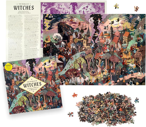 Laurence King The World of Witches: A Cultural History of Witchcraft in a 1000-piece Jigsaw Puzzle