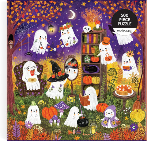Galison Ghostly Gathering 500 Piece Family Puzzle