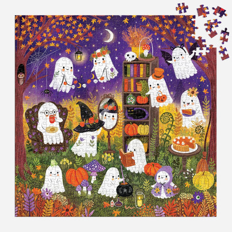 Galison Ghostly Gathering 500 Piece Family Puzzle