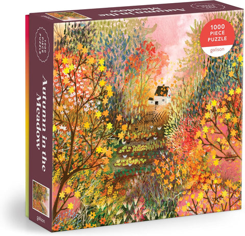 Galison Autumn in the Meadow 1000 Piece Puzzle