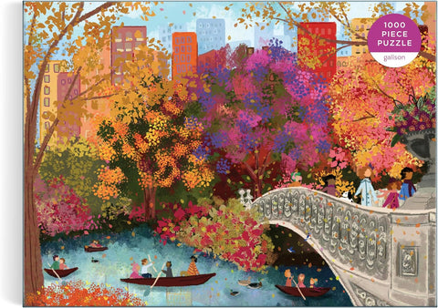 Joy Laforme Autumn on Bow Bridge 1000-Piece Puzzle