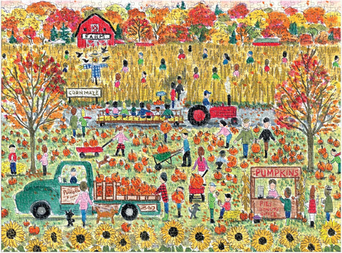 Michael Storrings Pumpkin Patch 1000 Piece Puzzle