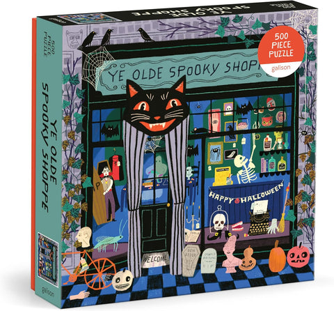 Galison Ye Olde Spooky Shoppe 500 Piece Puzzle
