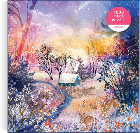 Enchanted Snowfall 1000 Piece Foil Puzzle