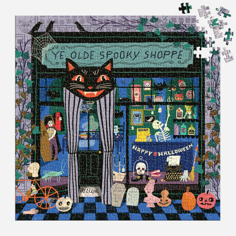 Galison Ye Olde Spooky Shoppe 500 Piece Puzzle