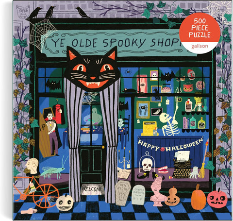 Galison Ye Olde Spooky Shoppe 500 Piece Puzzle