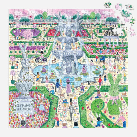 Mudpuppy Michael Storrings Spring Egg Hunt 500 Piece Puzzle