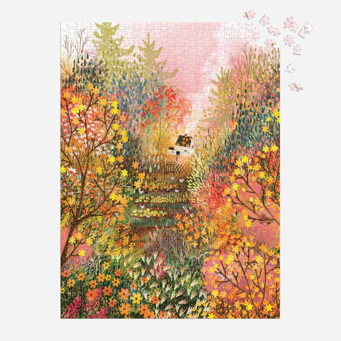 Galison Autumn in the Meadow 1000 Piece Puzzle