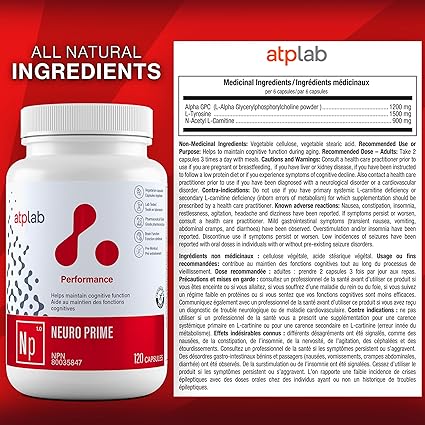 ATP Lab Neuro Prime 120 Capsules