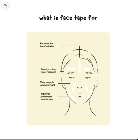 Mintier Lift & Smooth Face Tape 160 Counts