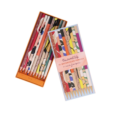 Chronicles Books The Sweet Life: 10 Watercolor Pencils