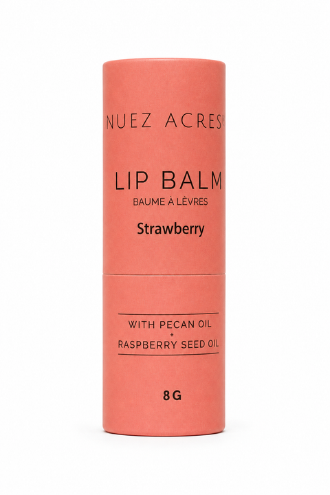 Nuez Acres Lip Balm Hydration with Pecan, Raspberry Seed Oil 8g