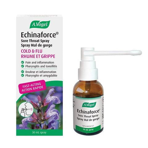 Expires June 2026 Clearance A. Vogel Echinaforce Sore Throat Spray 30mL