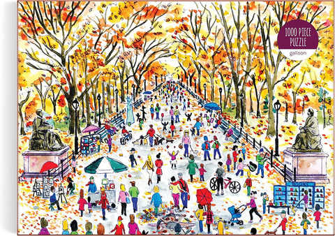 Michael Storrings Fall in Central Park 1000 Piece Puzzle