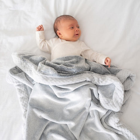 Aden Anais Plush Blanket Storm Grey